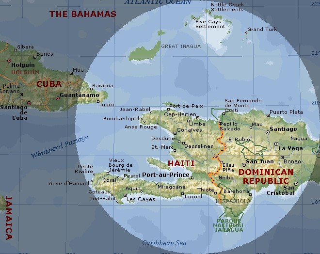 stadte karte von Haiti